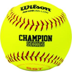 imageWilson A9106 12quot ASA Championship Series Synthetic SST Softball 1 Dozen