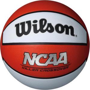 imageWilson NCAA Killer Crossover Outdoor Basketball  295quot 285quot 275quotRedWhite