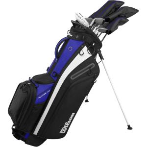 imageWilson PlayerFit Complete Golf Set with Carry Bag  Mens Steel Golf ClubsMens Left Hand