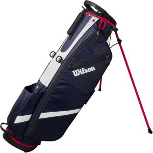 imageWilson QS Golf Stand Bag  BlackWhiteNavyWhiteRed