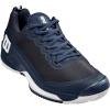 imageWILSON Mens Rush Pro 45 Clay Tennis Shoes SneakerNavy BlazerWhite