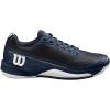 imageWILSON Mens Rush Pro 45 Clay Tennis Shoes SneakerNavy BlazerWhite