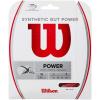 imageWILSON Synthetic Gut Power Tennis String  Set and 200m Reel 16 and 17 GaugeRed
