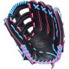 imageWilson 2026 A1000 Baseball GlovesBlackCool BlueFlamingo Pink
