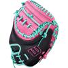 imageWilson 2026 A1000 Baseball GlovesFlamingo PinkSeafoamBlack