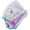 imageWilson 2026 A440 Flash Fastpitch Softball GlovesWhiteFlamingo PinkGreen