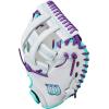 imageWilson 2026 A500 Siren Fastpitch Softball GlovesWhiteSeafoamPurple