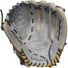 imageWilson A2000 Outfield Fastpitch Gloves  125quotGreyBlackGold
