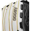 imageWilson A2000 Outfield Fastpitch Gloves  125quotWhiteBlackYellow