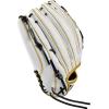 imageWilson A2000 Outfield Fastpitch Gloves  125quotWhiteBlackYellow