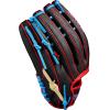 imageWilson Spring 2025 A2000 Baseball GlovesBlackRedSky Blue