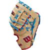 imageWilson Spring 2025 A2000 Baseball GlovesBlondeRedSky Blue