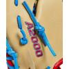 imageWilson Spring 2025 A2000 Baseball GlovesBlondeRedSky Blue