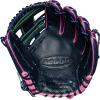 imageWilson Spring 2025 A2000 Baseball GlovesNavyFlamingoNeon Green