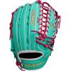imageWilson Spring 2025 A2000 Baseball GlovesSeafoamFlamingoWhite