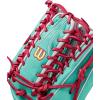 imageWilson Spring 2025 A2000 Baseball GlovesSeafoamFlamingoWhite