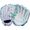 imageWilson 2026 A500 Siren Fastpitch Softball GlovesWhitePurpleSeafoam