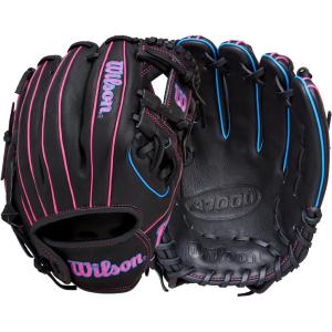 imageWilson 2026 A1000 Baseball GlovesBlackFlamingo PinkCool Blue