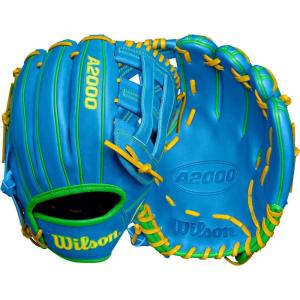 imageWilson Spring 2025 A2000 Baseball GlovesSky BlueOptic Yellow