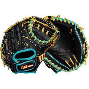 imageWilson Spring 2025 A2000 Baseball GlovesVarietyYellowTeal