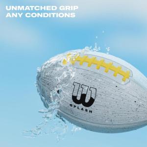 imageWilson NFL Splash Football  Junior Size Blue