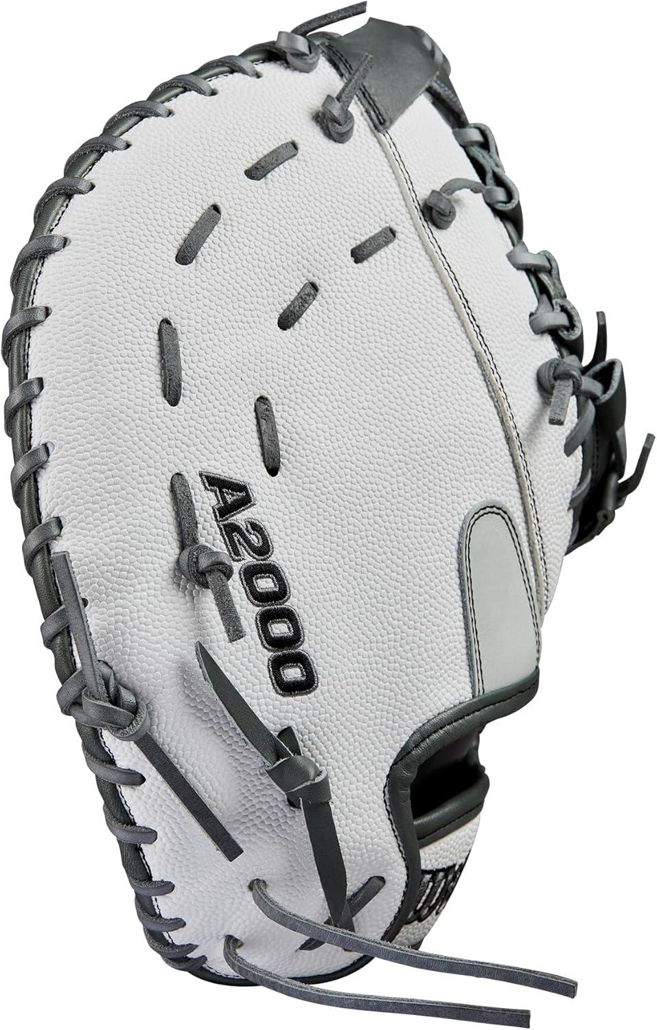 imageWILSON A2000 Fastpitch First Base MittsWhiteCoal