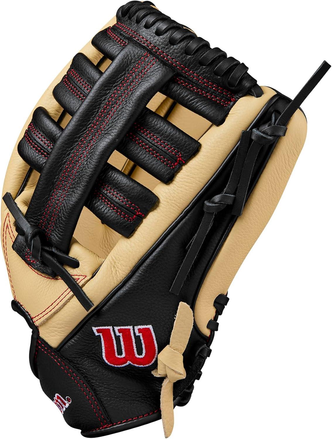 imageWILSON A500 Youth Baseball GlovesBlondeRedBlack