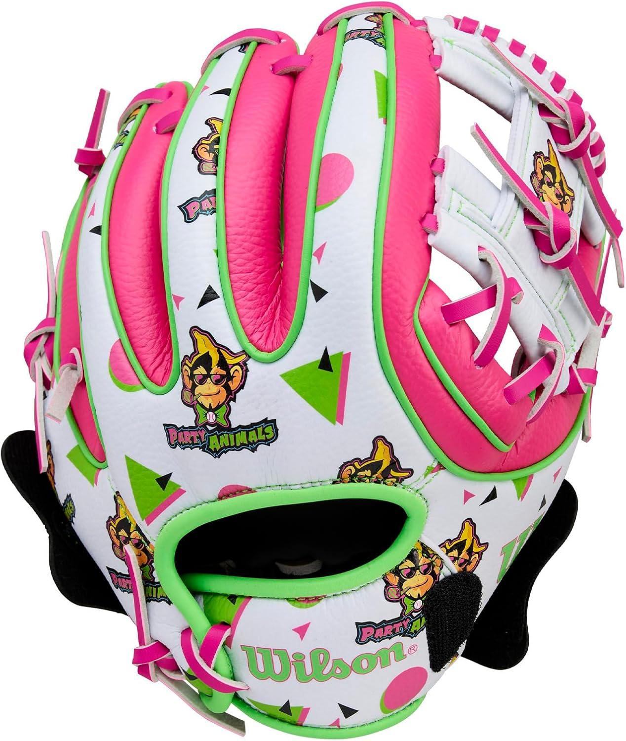 imageWilson 2026 A200 Firefighters and Party Animals 10quot Baseball GlovesPARTY ANIMALS