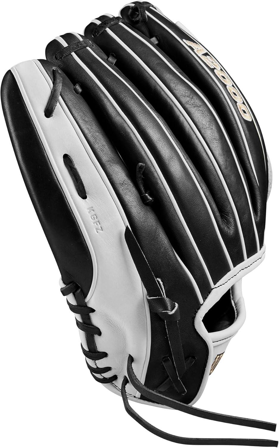 imageWilson A2000 P12 12quot Pitchers Fastpitch GlovesBlackWhiteBlonde