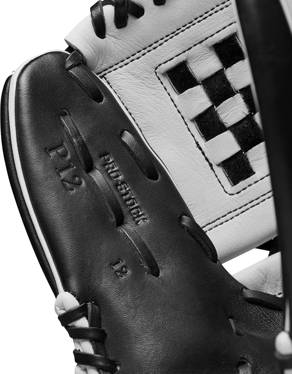 imageWilson A2000 P12 12quot Pitchers Fastpitch GlovesBlackWhiteBlonde