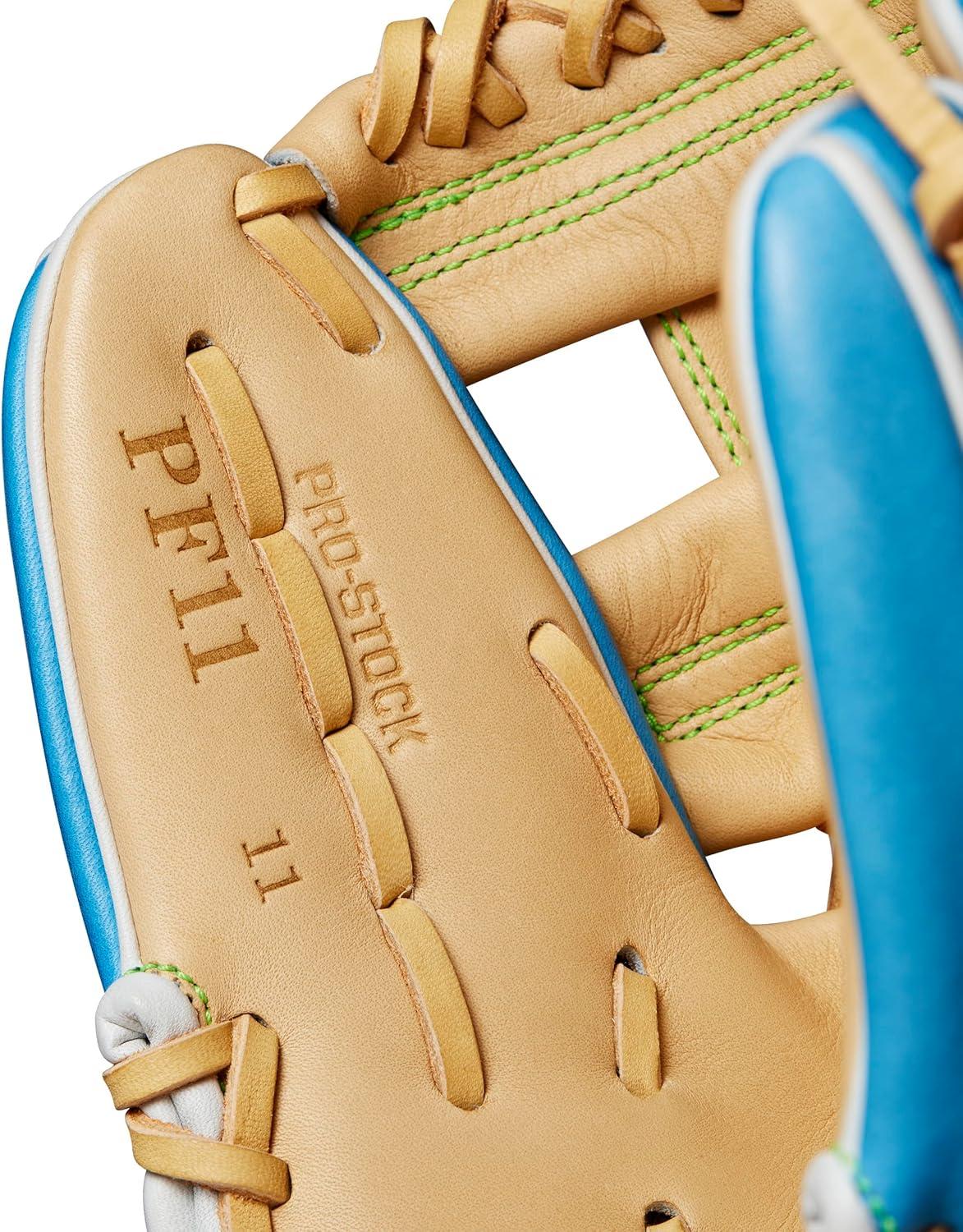 imageWilson Winter 2024 A2000 Baseball GlovesSky BlueBlonde