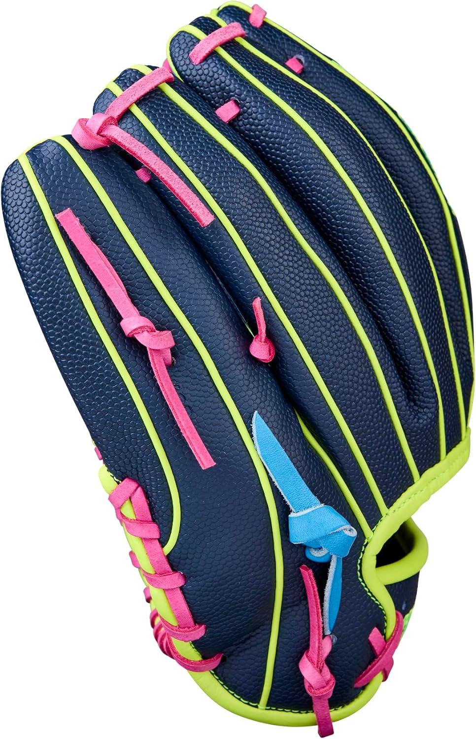 imageWilson Winter 2025 A2000 Baseball GlovesNavySky Blue Optic Yellow