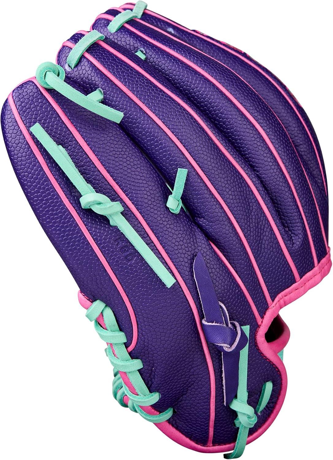 imageWilson Winter 2025 A2000 Baseball GlovesPurpleSeafoamFlamingo