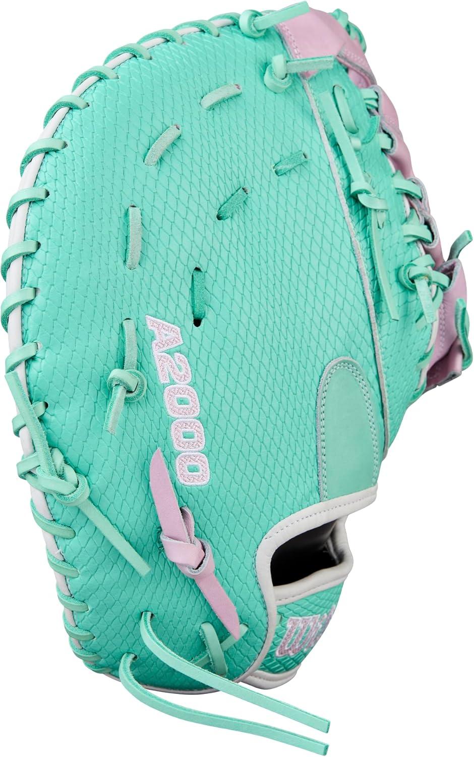 imageWilson Winter 2025 A2000 Fastpitch GlovesSeafoamLavenderWhite