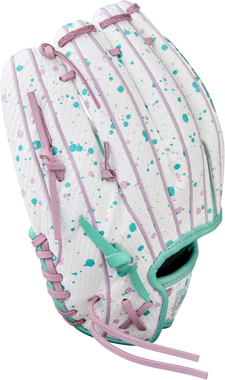 imageWilson Winter 2025 A2000 Fastpitch GlovesWhiteSeafoamLavender