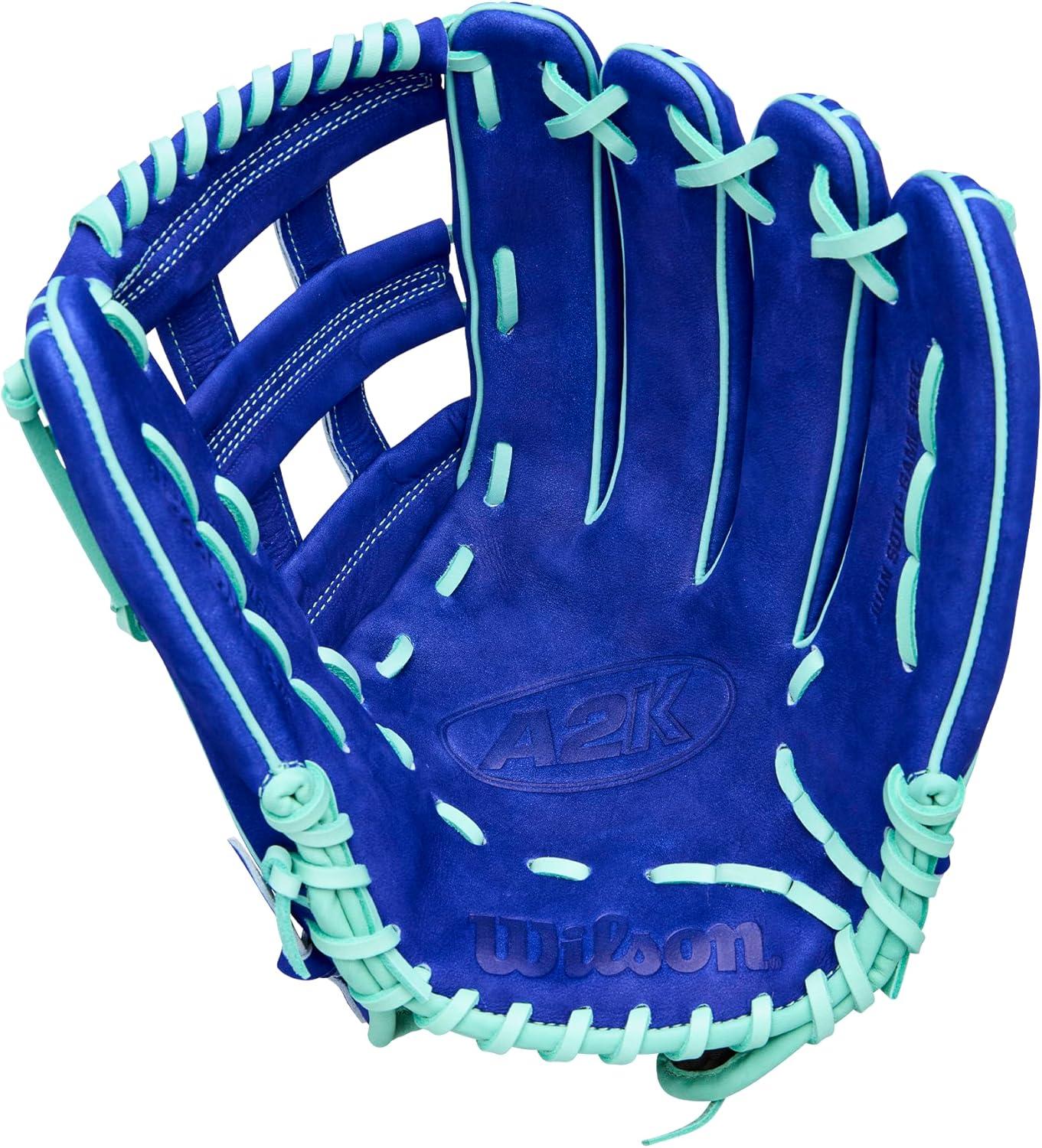 imageWilson Winter 2025 A2K Baseball GlovesBlueberrySeafoam