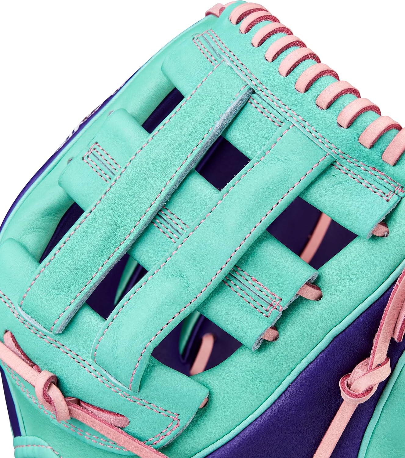 imageWilson Winter 2025 A2K Baseball GlovesSeafoamPurplePink