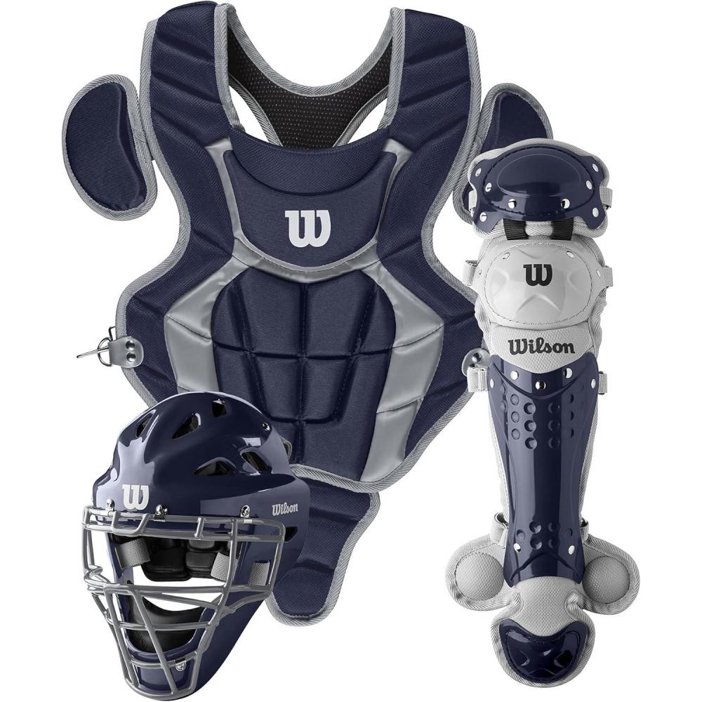 imageWILSON C200 Youth Catchers Gear Kit  Navy