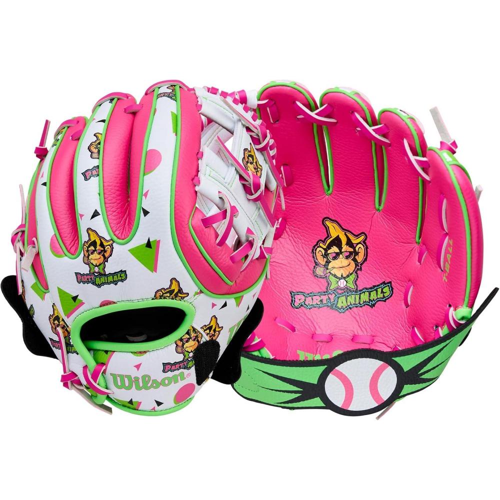 imageWilson 2026 A200 Firefighters and Party Animals 10quot Baseball GlovesPARTY ANIMALS