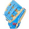 imageWilson 2026 A450 Baseball GlovesBlondeCool BlueRed