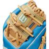 imageWilson Winter 2024 A2000 Baseball GlovesSky BlueBlonde