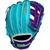 imageWilson Winter 2024 A2000 Baseball GlovesTealPurpleGreen