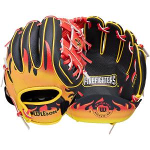 imageWilson 2026 A200 Firefighters and Party Animals 10quot Baseball GlovesFIREFIGHTERS