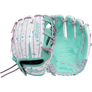 imageWilson Winter 2025 A2000 Fastpitch GlovesWhiteSeafoamLavender