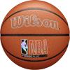 imageWilson NBA Forge Wow IndoorOutdoor Basketball  BlackGrey Size 7295quotBrown