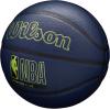 imageWilson NBA Forge Wow IndoorOutdoor Basketball  BlackGrey Size 7295quotNavy Blue