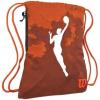 imageWilson WNBA Fire Drawstring Basketball Bag  Orange
