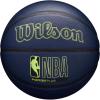 imageWilson NBA Forge Wow IndoorOutdoor Basketball  BlackGrey Size 7295quotNavy Blue