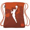 imageWilson WNBA Fire Drawstring Basketball Bag  Orange