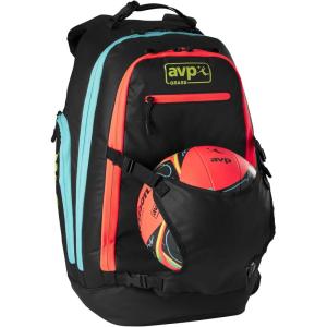 imageWILSON AVP Grass Volleyball Backpack  BlackCoralBlue